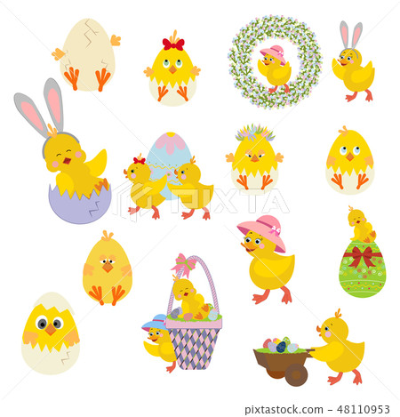 Easter chicken set Easter chicken set 48110953