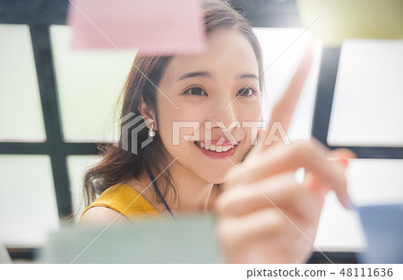 Female business woman 48111636