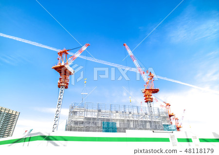 公寓/建築施工現場 48118179