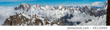 Mont Blanc mountain massif view  48118460