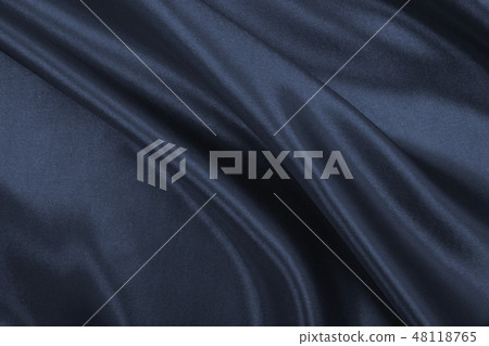 Smooth elegant dark grey silk or satin texture 48118765