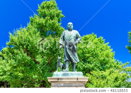 Tokyo Ueno Park Saigo Takamori Statue 48118855