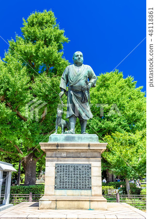 Tokyo Ueno Park Saigo Takamori Statue Tokyo Ueno Park Saigo Takamori Statue 48118861