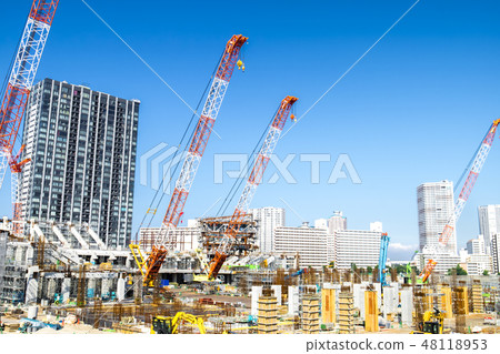 公寓/建築施工現場 48118953