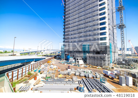 公寓/建築施工現場 48119018