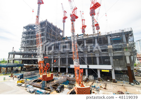 公寓/建築施工現場 48119039