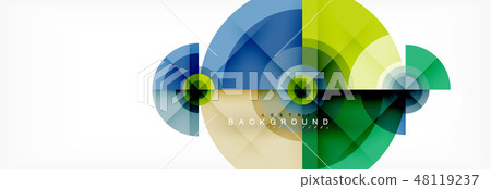 Minimal geometric circles and triangles abstract background, techno modern design, poster template Minimal geometric circles and triangles abstract background, techno modern design, poster template 48119237