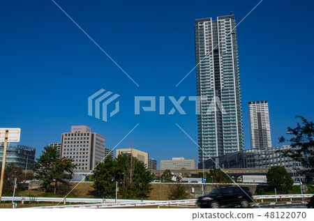 Osaka Chisato-ku, a city with a skyscraper Osaka Chisato-ku, a city with a skyscraper 48122070