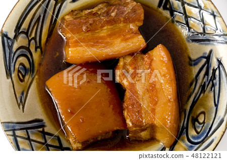 Local cuisine of Okinawa Raftay (boiled pork belly) Local cuisine of Okinawa Raftay (boiled pork belly) 48122121