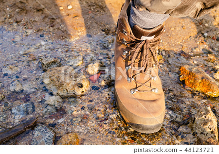 Hiker's leather shoe Hiker's leather shoe 48123721