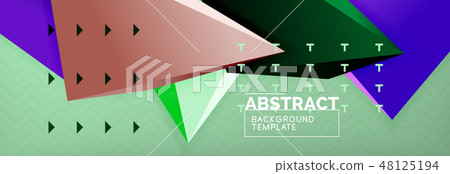 3d triangular vector minimal abstract background design 3d triangular vector minimal abstract background design 48125194