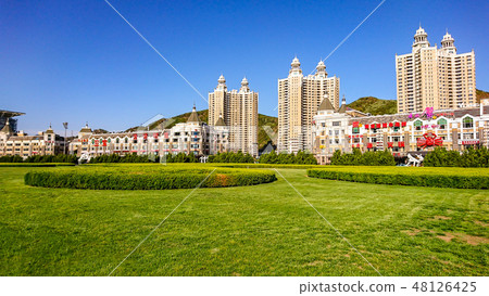 Skyscrapers in Dalian Skyscraper and Prairie 48126425