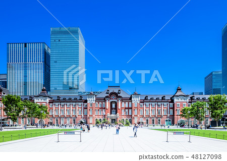 Tokyo Station Marunouchi mouth Station front view 48127098