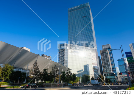 Tokyo Station Yaesu city skyline Tokyo Station Yaesu city skyline 48127253