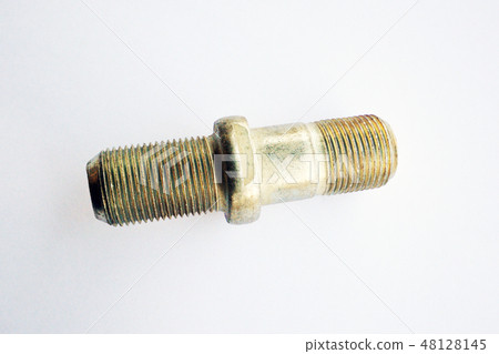 olt truck wheels isolated on 48128145