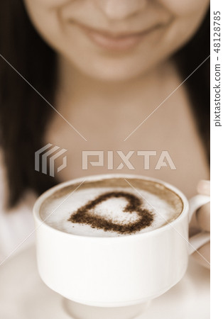 In love with coffee In love with coffee 48128785