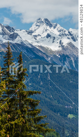 Alps mountain summer view, Austria Alps mountain summer view, Austria 48129814