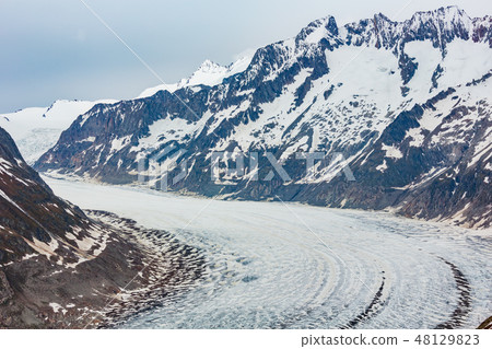 Aletsch Glacier, Switzerland, Alps Aletsch Glacier, Switzerland, Alps 48129823