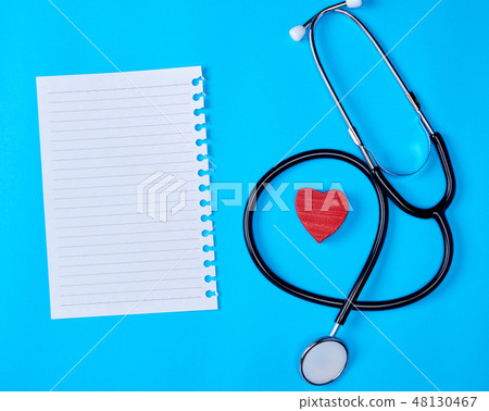 blank white piece of paper in a line 48130467