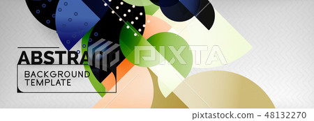 Semi cicrle geometric backgrounds on grey, modern geometric pattern design. Vector business or Semi cicrle geometric backgrounds on grey, modern geometric pattern design. Vector business or 48132270