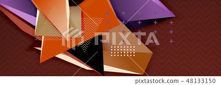 Abstract background, colorful minimal abstract triangle composition Abstract background, colorful minimal abstract triangle composition 48133150