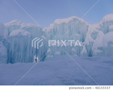 冰城堡,埃德蒙頓,在圖拉拉大的冰牆 冰城堡,埃德蒙頓,在圖拉拉大的冰牆 48133337