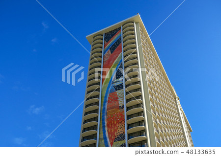 在希爾頓夏威夷村莊的彩虹塔 在希爾頓夏威夷村莊的彩虹塔 48133635