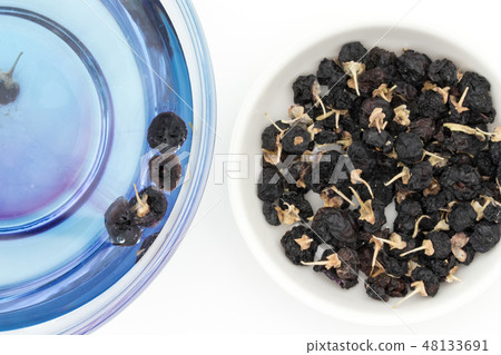 黑色Gojiberry棕色黑枸杞水果臟黑木耳棕色黑色·枸杞漿果·茶黑枸杞 48133691