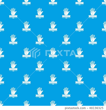Vr innovation pattern vector seamless blue 48136325