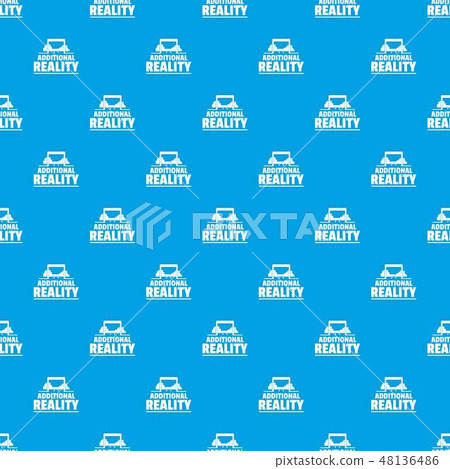 Game additional reality pattern vector seamless blue 48136486