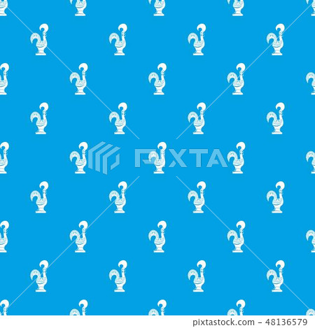 Whistle toy pattern vector seamless blue 48136579