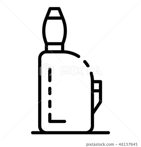 Vaporizer vape icon, outline style Vaporizer vape icon, outline style 48137645