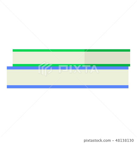 Book stack icon, flat style Book stack icon, flat style 48138130