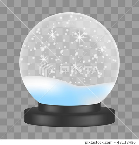 Xmas snowglobe icon, realistic style Xmas snowglobe icon, realistic style 48138486