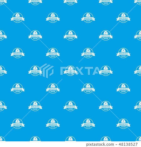 Molecule water pattern vector seamless blue 48138527