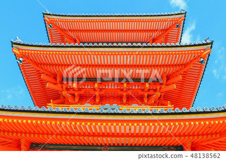 Kiyomizu-dera temple is a zen buddhist temple  48138562
