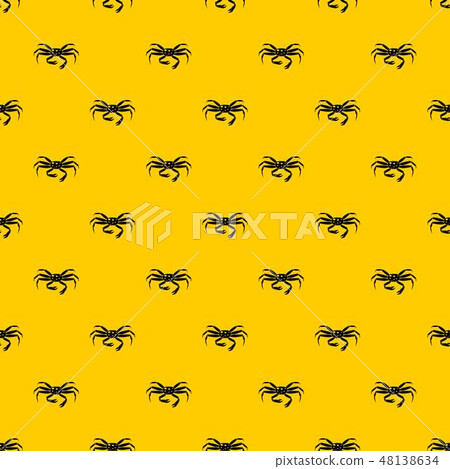Crab seafood pattern vector Crab seafood pattern vector 48138634