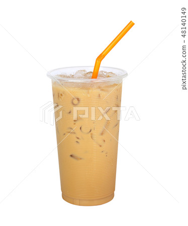 Iced Coffee isolated on white background Iced Coffee isolated on white background 48140149