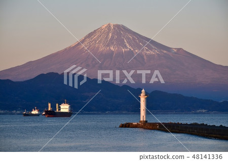 Cherry colored Mt. Fuji ~ Cherry colored of Mt. Fuji. Cherry colored Mt. Fuji ~ Cherry colored of Mt. Fuji. 48141336