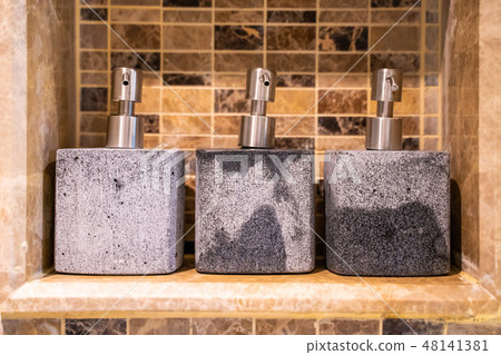 shampoo and shower cream bottle 48141381