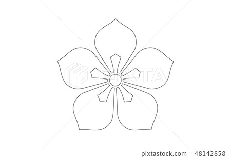 Bushi family crest line Akechi Mitsuhide Bushi family crest line Akechi Mitsuhide 48142858