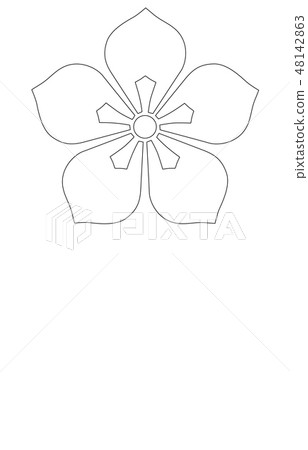 Bushi家族徽章線Akechi Mitsuhide 48142863