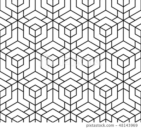 Abstract geometric pattern. A seamless vector  48143969