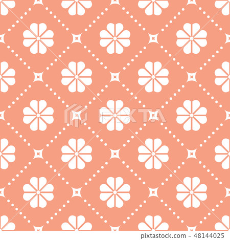 Flower geometric pattern. Seamless vector Flower geometric pattern. Seamless vector 48144025