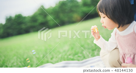 公園兒童女孩 48144130