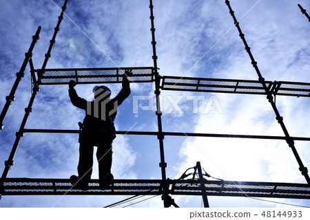 A stranger who is assembling a foothold A stranger who is assembling a foothold 48144933