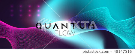 futuristic twisted dots vector background futuristic twisted dots vector background 48147516