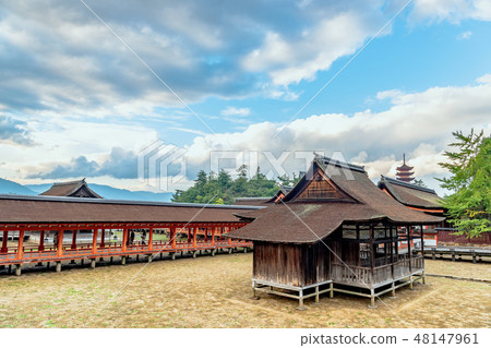 Itsukushima Shrine Tenjin company and the Western Corridor 48147961
