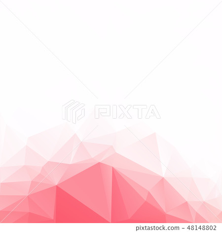 Red Polygonal Mosaic Background  48148802