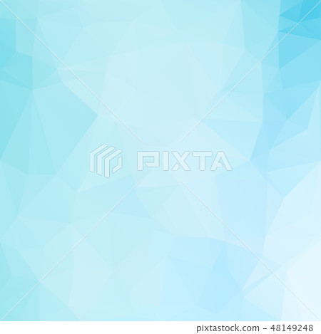 Blue Polygonal Mosaic Background  48149248